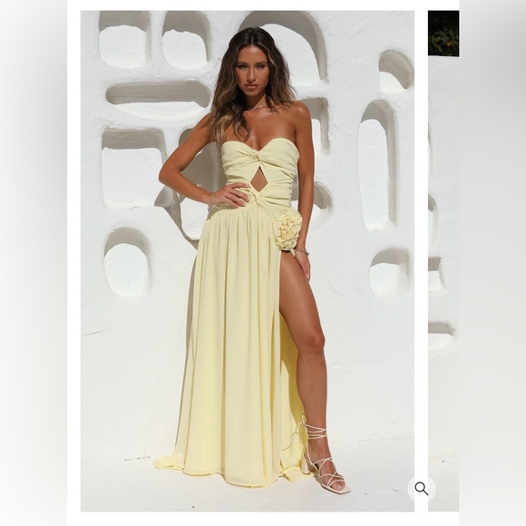 Runaway The Label Dresses & Skirts - Women’s Butter Yellow Dress
